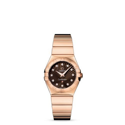 Watch Winder for watch Omega Constellation Constellation Quartz 27 Polished Red Gold / Brown Supernova