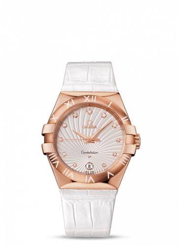 Watch Winder for watch Omega Constellation Constellation Quartz 35 Red Gold / White Supernova / Alligator