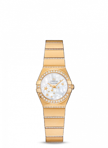 Watch Winder for watch Omega Constellation Constellation Quartz 24 Brushed Yellow Gold / Diamond / MOP