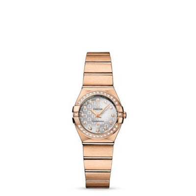 Watch Winder for watch Omega Constellation Constellation Quartz 24 Brushed Red Gold / Diamond / Silver Omega