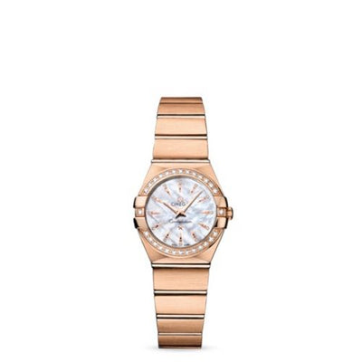 Watch Winder for watch Omega Constellation Constellation Quartz 24 Brushed Red Gold / Diamond / MOP