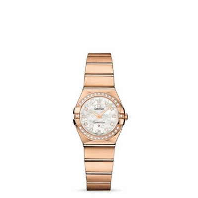 Watch Winder for watch Omega Constellation Constellation Quartz 24 Brushed Red Gold / Diamond / MOP Omega