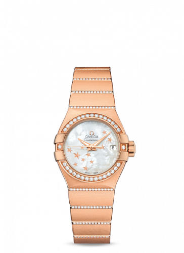 Watch Winder for watch Omega Constellation Constellation Co-Axial 27 Brushed Red Gold / Diamond / MOP Stars