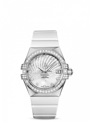 Watch Winder for watch Omega Constellation Constellation Co-Axial 35 White Gold / Diamond / MOP Supernova / Rubber