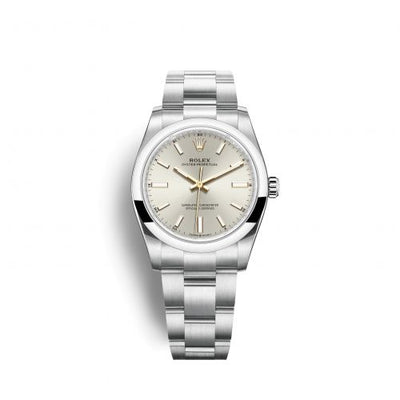 Remontoir à montres pour montre Rolex Oyster Perpetual Oyster Perpetual 34 Stainless Steel / Argent