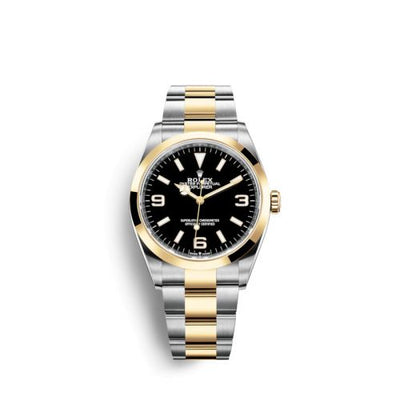 Remontoir à montres pour montre Rolex Explorer Explorer 36 Stainless Steel / Yellow Or