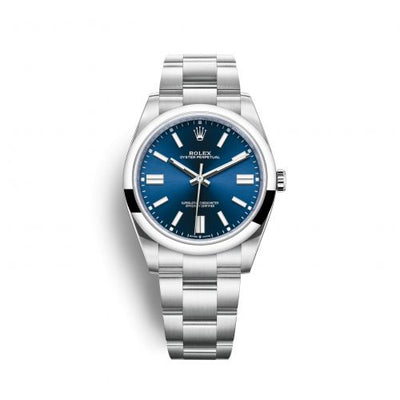 Remontoir à montres pour montre Rolex Oyster Perpetual Oyster Perpetual 41 Stainless Steel / Bleu