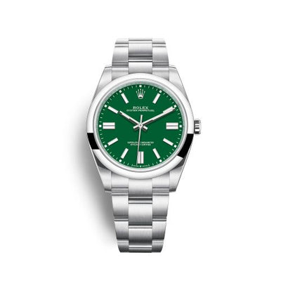 Remontoir à montres pour montre Rolex Oyster Perpetual Oyster Perpetual 41 Stainless Steel / Verte