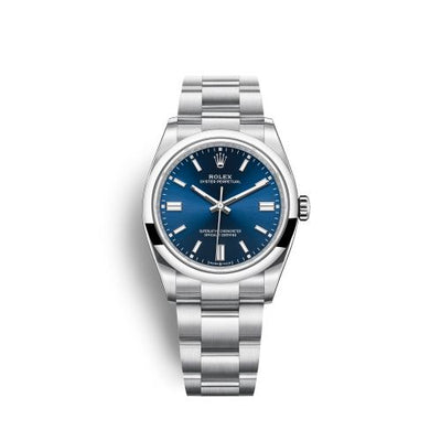 Remontoir à montres pour montre Rolex Oyster Perpetual Oyster Perpetual 36 Stainless Steel / Bleu