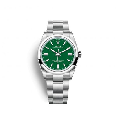 Remontoir à montres pour montre Rolex Oyster Perpetual Oyster Perpetual 36 Stainless Steel / Verte