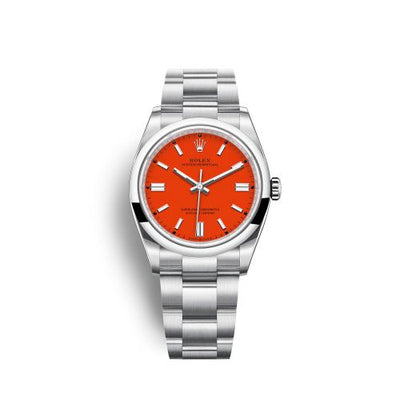 Remontoir à montres pour montre Rolex Oyster Perpetual Oyster Perpetual 36 Stainless Steel / Red