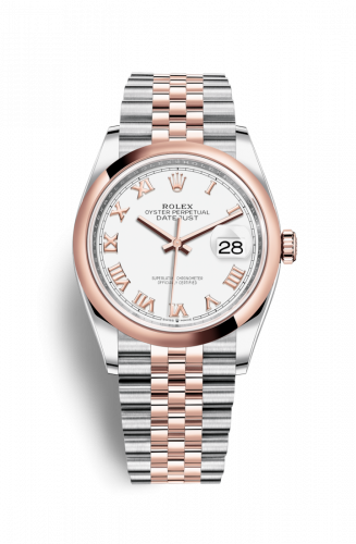 Remontoir à montres pour montre Rolex Datejust 36 Datejust 36 Stainless Steel / Everose / Smooth / Blanc Roman / Jubilee