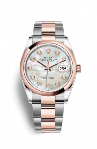 Remontoir à montres pour montre Rolex Datejust 36 Datejust 36 Stainless Steel / Everose / Smooth / MOP Diamond / Oyster