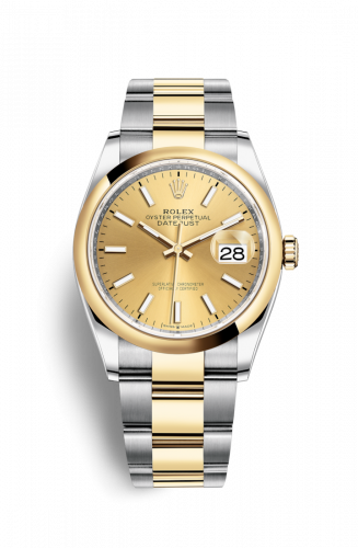 Remontoir à montres pour montre Rolex Datejust 36 Datejust 36 Stainless Steel / Yellow Or / Smooth / Champagne / Oyster