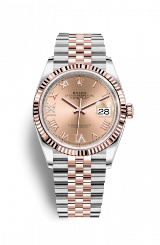 Remontoir à montres pour montre Rolex Datejust 36 Datejust 36 Stainless Steel / Everose / Fluted / Rose Roman / Jubilee