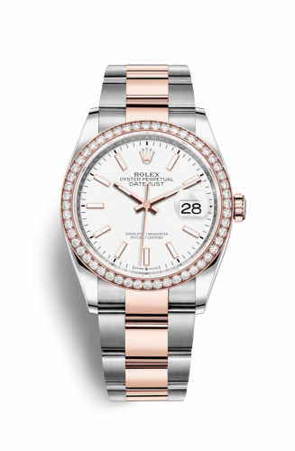 Remontoir à montres pour montre Rolex Datejust 36 Datejust 36 Stainless Steel / Everose / Diamond / Blanc / Oyster