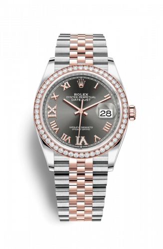 Remontoir à montres pour montre Rolex Datejust 36 Datejust 36 Stainless Steel / Everose / Diamond / Dark Rhodium Roman / Jubilee