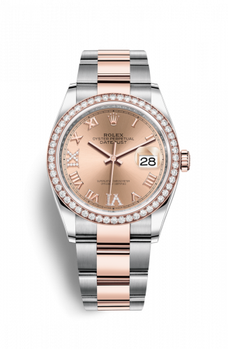 Remontoir à montres pour montre Rolex Datejust 36 Datejust 36 Stainless Steel / Everose / Diamond / Rose Roman / Oyster