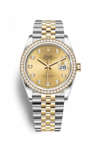Remontoir à montres pour montre Rolex Datejust 36 Datejust 36 Stainless Steel / Yellow Or / Diamond / Champagne Diamond / Jubilee