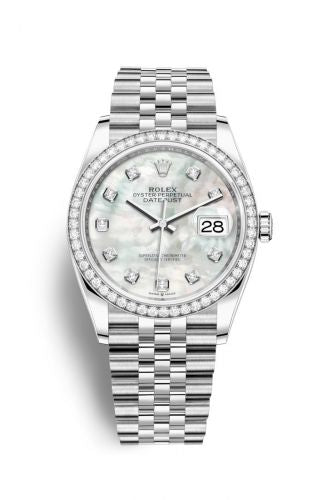 Remontoir à montres pour montre Rolex Datejust 36 Datejust 36 Stainless Steel / Diamond / MOP-Diamond / Jubilee