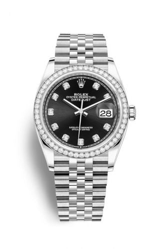 Remontoir à montres pour montre Rolex Datejust 36 Datejust 36 Stainless Steel / Diamond / Noire-Diamond / Jubilee