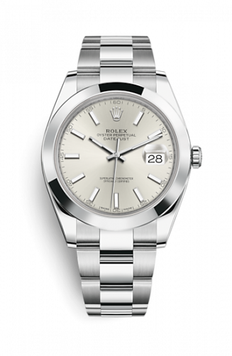 Remontoir à montres pour montre Rolex Datejust 41 Datejust 41 Stainless Steel Smooth / Oyster / Argent