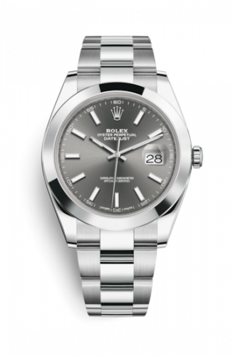 Remontoir à montres pour montre Rolex Datejust 41 Datejust 41 Stainless Steel Smooth / Oyster / Dark Rhodium