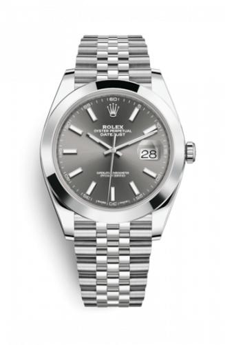 Remontoir à montres pour montre Rolex Datejust 41 Datejust 41 Stainless Steel Smooth / Jubilee / Dark Rhodium