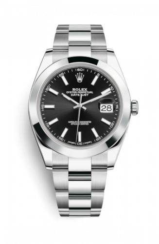 Remontoir à montres pour montre Rolex Datejust 41 Datejust 41 Stainless Steel Smooth / Oyster / Noire