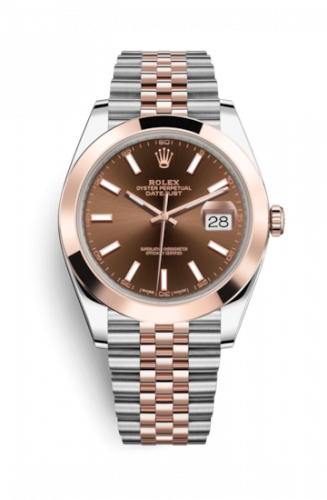 Remontoir à montres pour montre Rolex Datejust 41 Datejust 41 Rolesor Everose Smooth / Jubilee / Chocolate