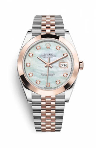 Remontoir à montres pour montre Rolex Datejust 41 Datejust 41 Rolesor Everose Smooth / Jubilee / MOP - Diamond