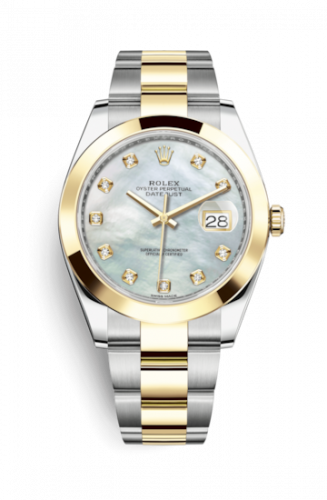 Remontoir à montres pour montre Rolex Datejust 41 Datejust 41 Rolesor Yellow Smooth / Oyster / MOP