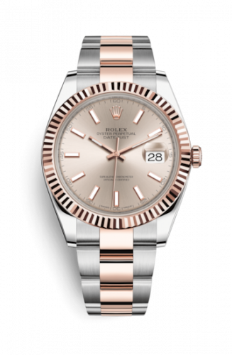 Remontoir à montres pour montre Rolex Datejust 41 Datejust 41 Rolesor Everose Fluted / Oyster / Sundust