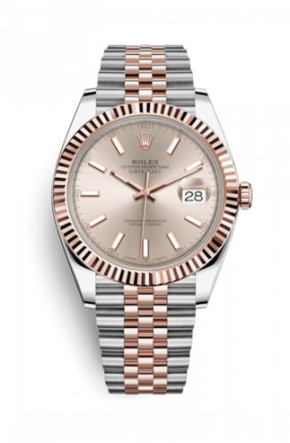 Remontoir à montres pour montre Rolex Datejust 41 Datejust 41 Rolesor Everose Fluted / Jubilee / Sundust