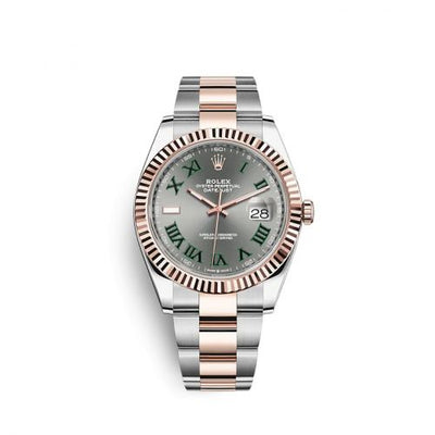 Remontoir à montres pour montre Rolex Datejust 41 Datejust 41 Rolesor Everose Fluted / Oyster / Slate - Roman