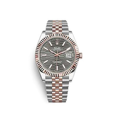 Remontoir à montres pour montre Rolex Datejust 41 Datejust 41 Rolesor Everose - Fluted / Jubilee / Slate - Fluted