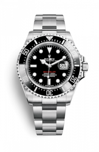 Remontoir à montres pour montre Rolex Sea-Dweller Sea-Dweller Stainless Steel / Noire