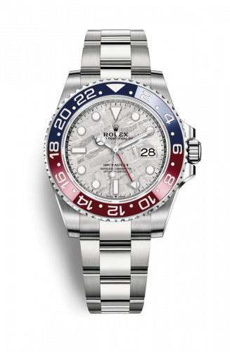 Remontoir à montres pour montre Rolex GMT-Master GMT-Master II Or Blanc / BLRO / Meteorite
