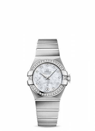 Watch Winder for watch Omega Constellation Constellation Co‑Axial Master Chronometer 27 Small Seconds Stainless Steel / Diamond / MOP