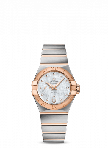 Watch Winder for watch Omega Constellation Constellation Co‑Axial Master Chronometer 27 Small Seconds Stainless Steel / Red Gold / MOP