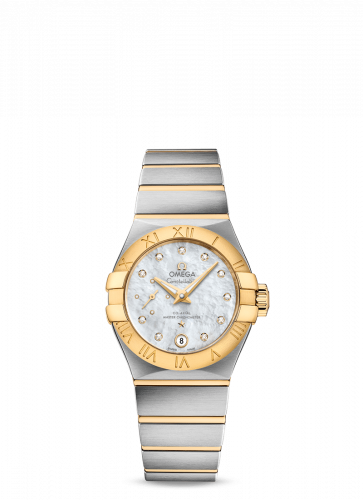 Watch Winder for watch Omega Constellation Constellation Co‑Axial Master Chronometer 27 Small Seconds Stainless Steel / Yellow Gold / MOP