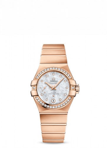 Watch Winder for watch Omega Constellation Constellation Co‑Axial Master Chronometer 27 Small Seconds Stainless Red Gold / Diamond / MOP