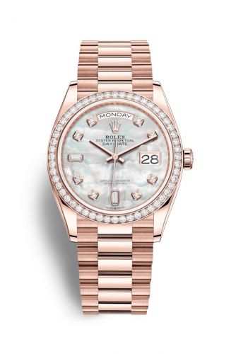 Remontoir à montres pour montre Rolex Day-Date 36 Day-Date 36 Everose Or / Diamond / MOP-Diamond / President