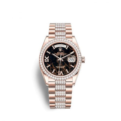 Remontoir à montres pour montre Rolex Day-Date 36 Day-Date 36 Everose Or / Diamond / Eisenkiesel / President-Diamond