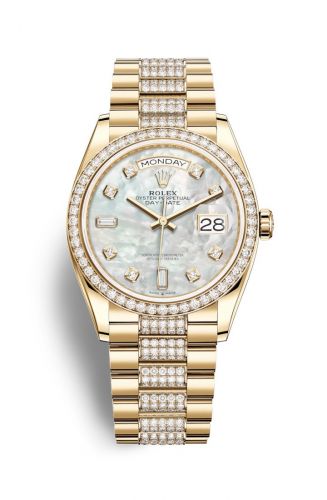 Remontoir à montres pour montre Rolex Day-Date 36 Day-Date 36 Yellow Or / Diamond / MOP-Diamond / President-Diamond