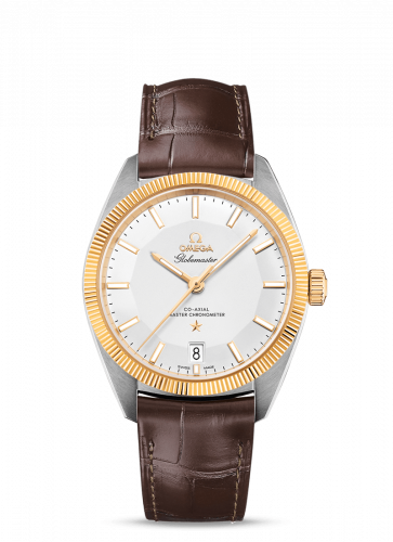 Watch Winder for watch Omega Globemaster Globemaster Stainless Steel / Yellow Gold / Silver / Alligator