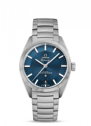 Watch Winder for watch Omega Globemaster Globemaster Stainless Steel / Blue / Bracelet