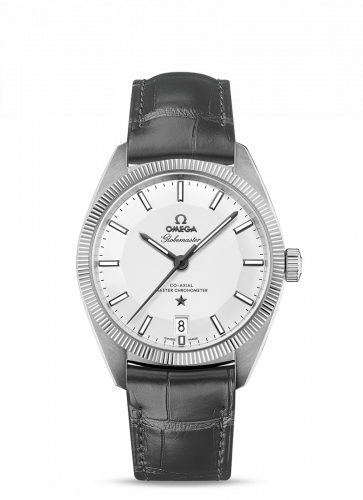 Watch Winder for watch Omega Globemaster Globemaster Stainless Steel / Silver / Leather