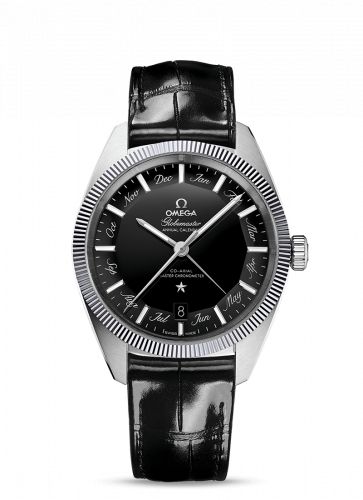 Watch Winder for watch Omega Globemaster Globemaster Annual Calendar Stainless Steel / Black