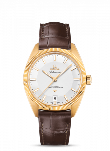 Watch Winder for watch Omega Globemaster Globemaster Yellow Gold / Silver / Leather